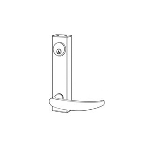 3080 US32D 01 ENTRY LEVER TRIMw/CYL HOLE, A/R 8000 EXITS