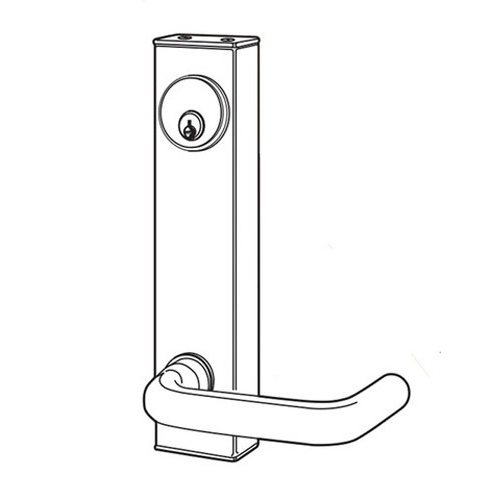 3080 US32D 02 ENTRY LEVER TRIMw/CYL HOLE, A/R 8000 EXITS
