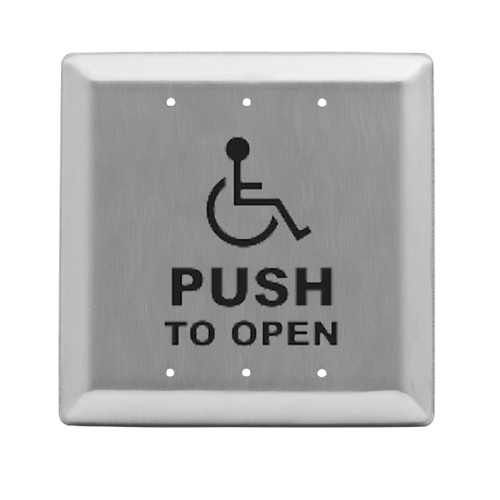 ACTIVE SWITCH 4 1/2 IN SQUARE WHEEL CHAIR LOGO PUSH TO OPEN