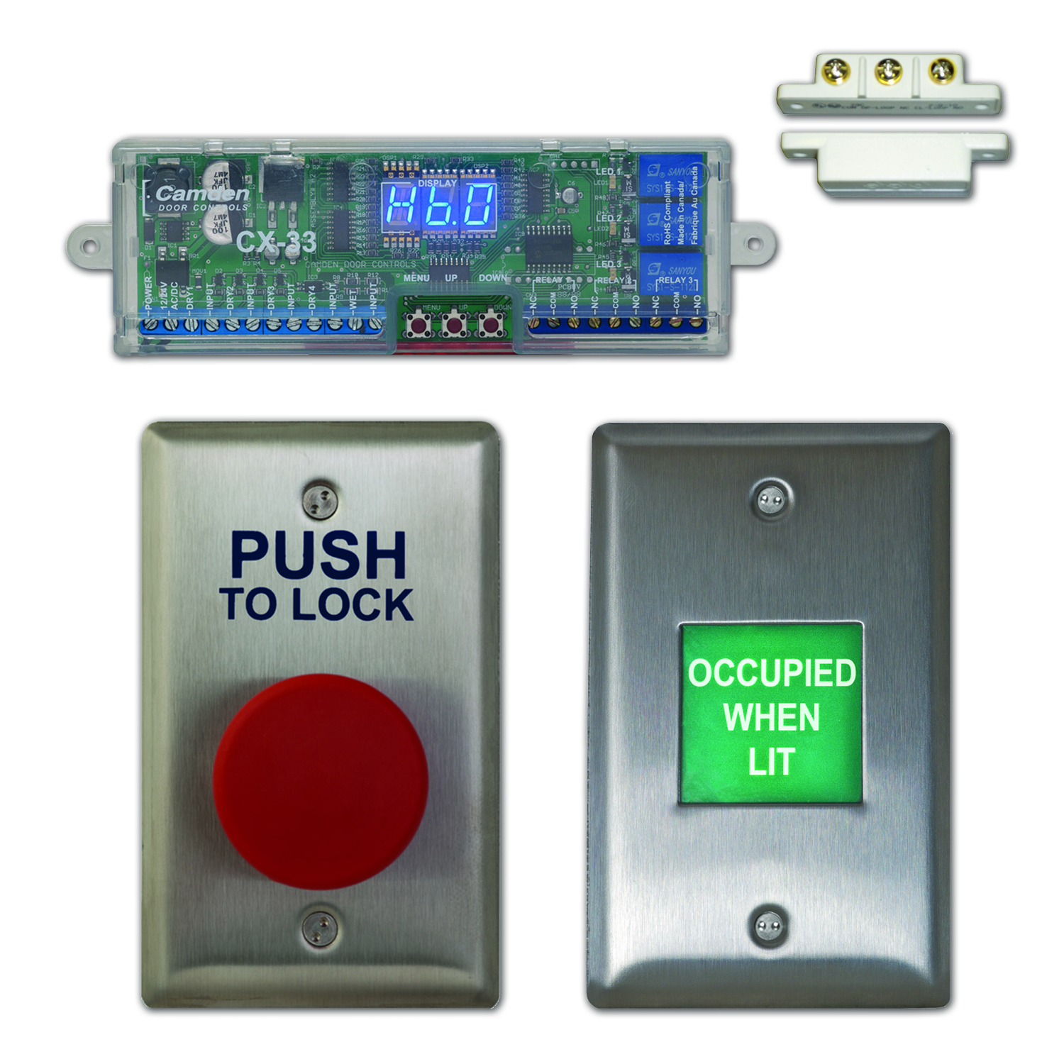 RESTROOM CONTROL KIT    PUSH BUTTON & ANNUNCIATOR SYST