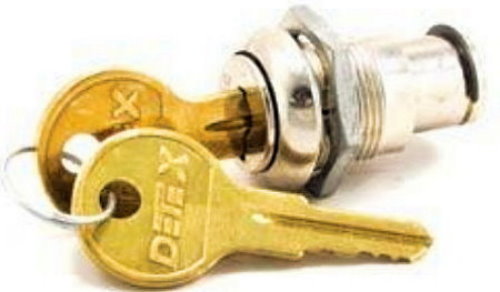 DETEX CORPORATION Emergency Exit Alarm Cover Cylinder Lock Keys DT020 