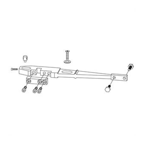 RTS88 SIDE LOAD ARM 1/2" WEB DEPTH, CENTER HUG