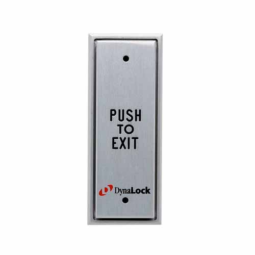 PUSHPLATE, NARROW RECESSED 1-60 SEC PN TIME DELAY, FORM Z