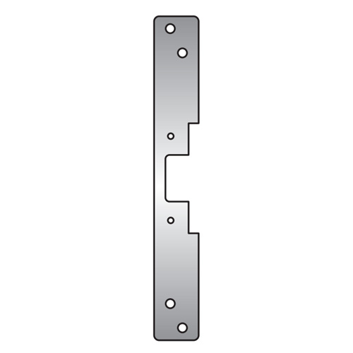 504-BSP BLACK FACEPLATE HES 5000, 5200 & 5300 STRIKES