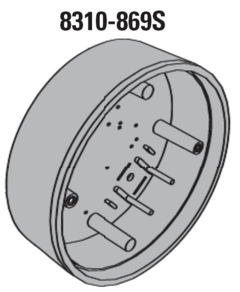 6" ROUND SURFACE MOUNT BOX  PRICE INCL. WTHRRING-8310-802