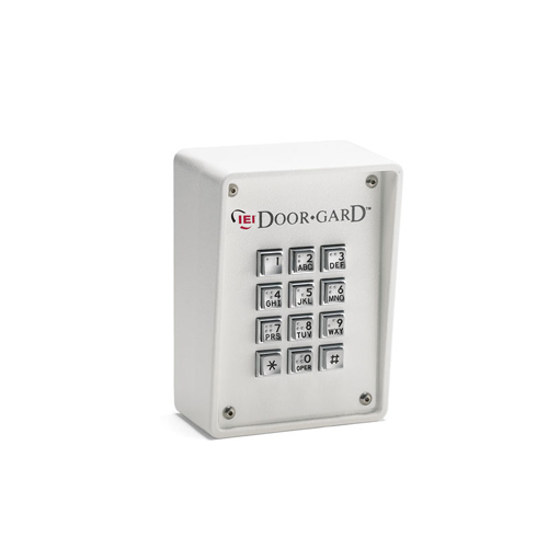 212R IN/OUTDOOR SURF.MNT RUG- GEDIZED KEYPAD, 120 USERS