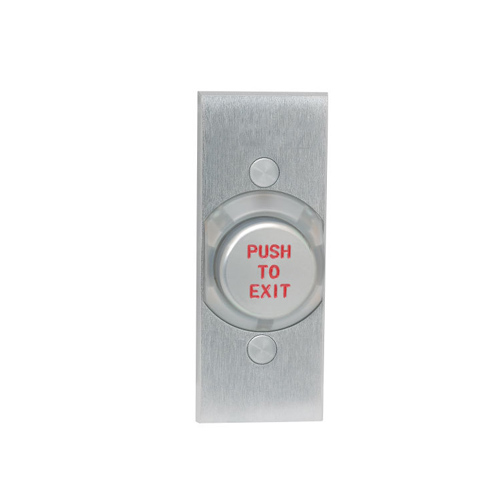 1-1/4" ALUM PUSHBUTTON SPDT PNUEMATIC TIME DELAY, NARROW