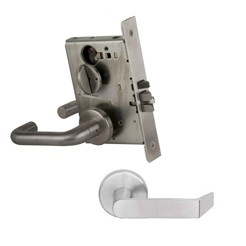 ENT/OFFICE MORTISE LOCK US26D 06A TRIM w/10-072 STRIKE & CYL