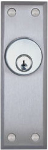 NARROW STILE KEYSWITCH    L/CYL MO SPDT STAINLESS 6amp