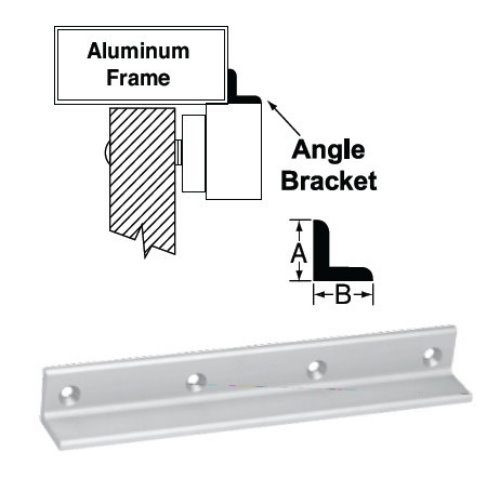 2x1.5x22" ANGLE BRACKET   ALUM SDC 1512/1572 DBL LOCKS