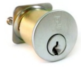 RIM CYLINDER SATIN CHROME FOR ALARM LOCK LOCKS