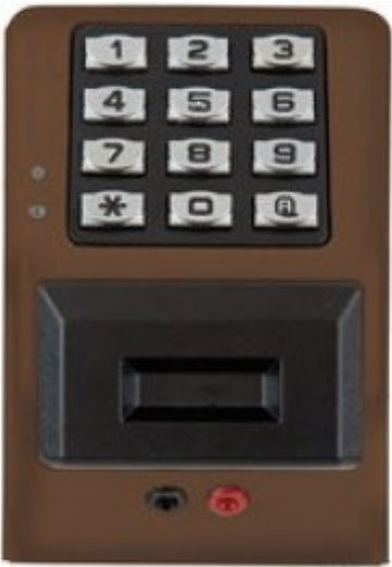 KEYPAD/PROX READER BRONZE 12/24VAC/DC 2000 USERS