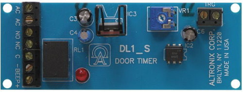 12/24VAC/DC DOOR CONTROL  TIMER,(1) SPDT CONTACT