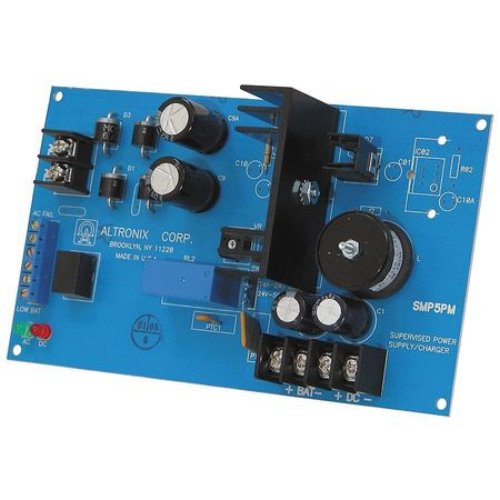 SUPERVISED POWER SUPPLY BOARD 12/24VDC @ 4 amps