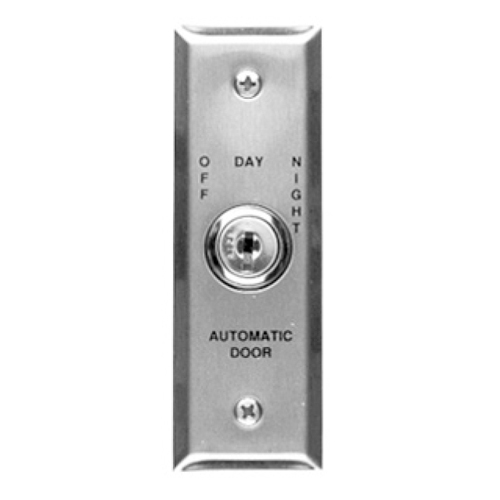 NARROW 3 POSITION KEYSWITCH FACEPLATE OFF-AUTO-HOLD OPEN